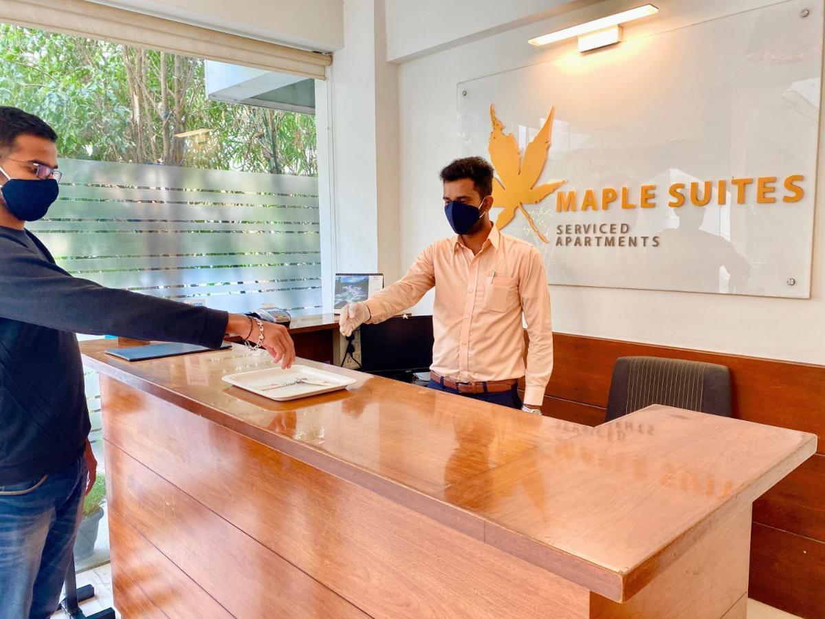 Maple Suites, Serviced Apartments Бангалор Екстериор снимка